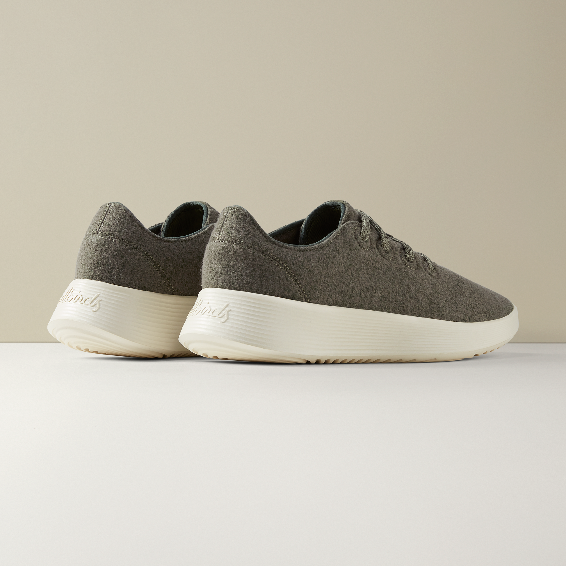 Men's Wool Runner 2 Rugged Green (stony cream sole)