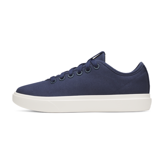 Men's Canvas Pipers, Deep Navy (Natural White)