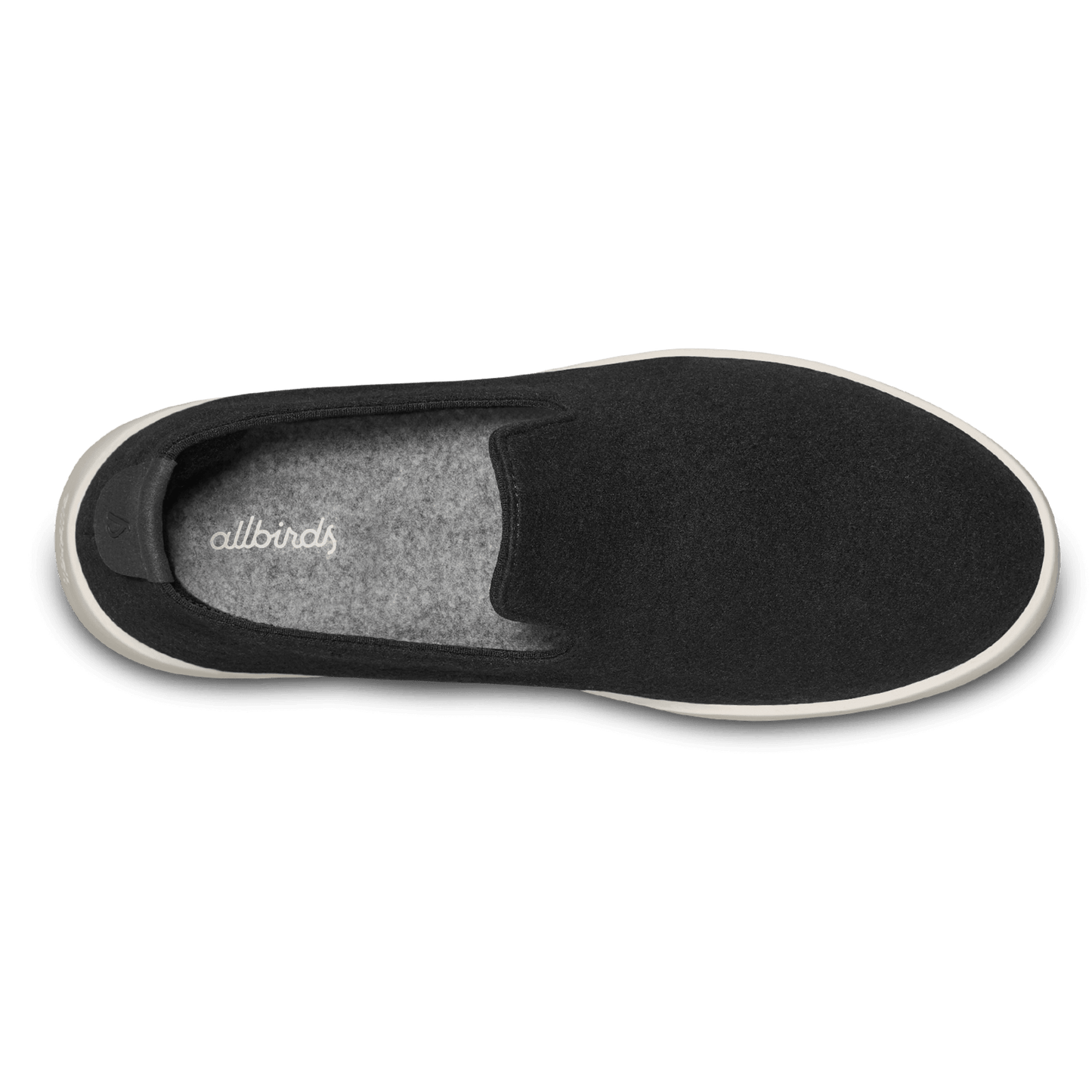 Men's Wool Lounger, True Black (Cream)